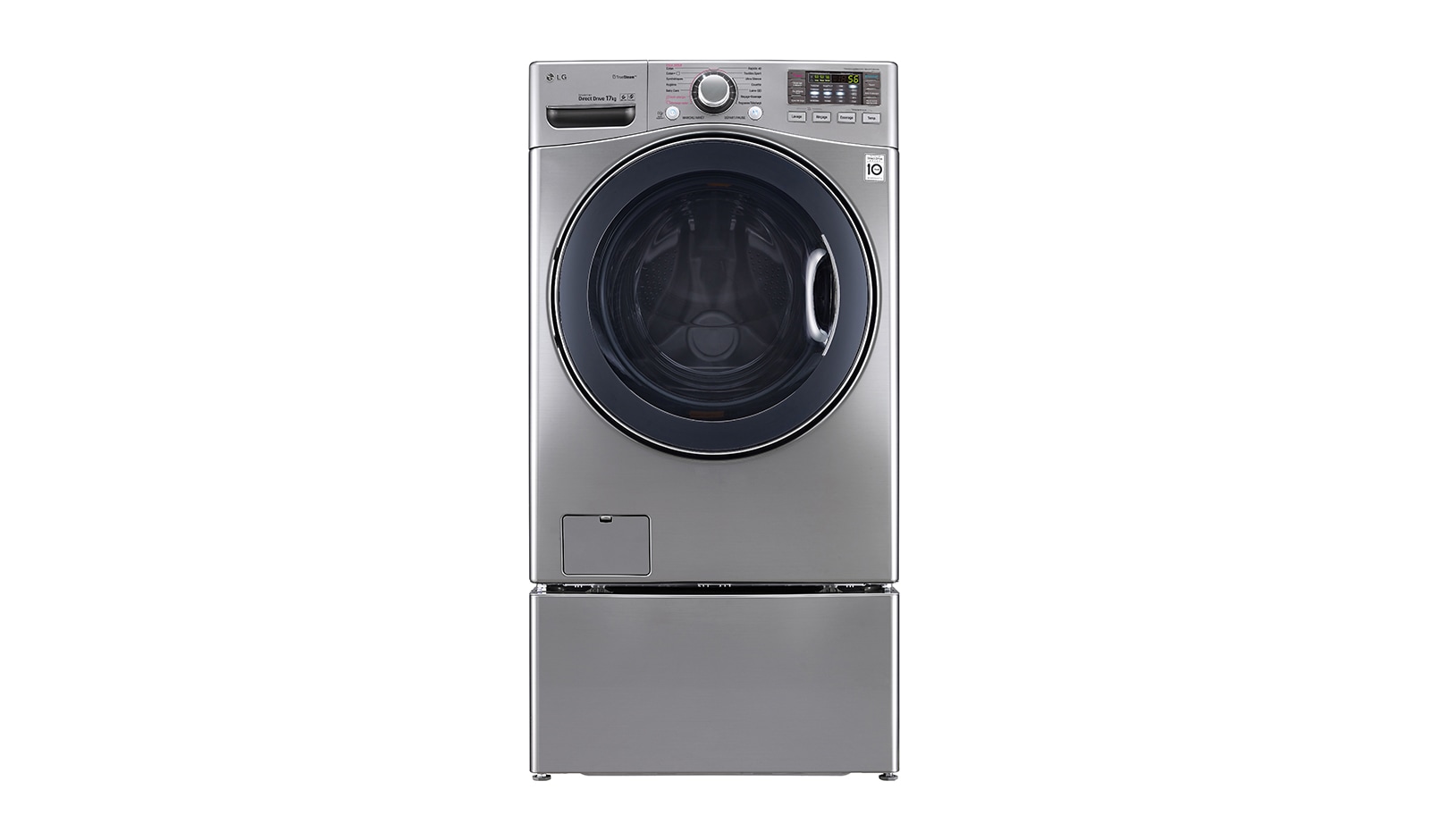 LG Lave-linge 17 KG | TrueSteam™ | TurboWash™ | Wi-Fi | 6 Motion Direct Drive™ | A++ | Smart Diagnosis™ | Moteur Direct Drive™ garanti 10 ans , LG F71K22IXS
