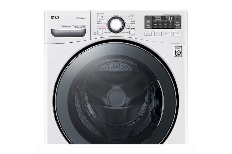 LG Lave-linge 17 KG | TrueSteam™ | TurboWash™ | Wi-Fi | 6 Motion Direct Drive™ | A++ | Smart Diagnosis™ | Moteur Direct Drive™ garanti 10 ans, LG F71K22WHS