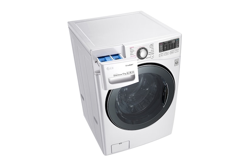 LG Lave-linge 17 KG | TrueSteam™ | TurboWash™ | Wi-Fi | 6 Motion Direct Drive™ | A++ | Smart Diagnosis™ | Moteur Direct Drive™ garanti 10 ans, LG F71K22WHS