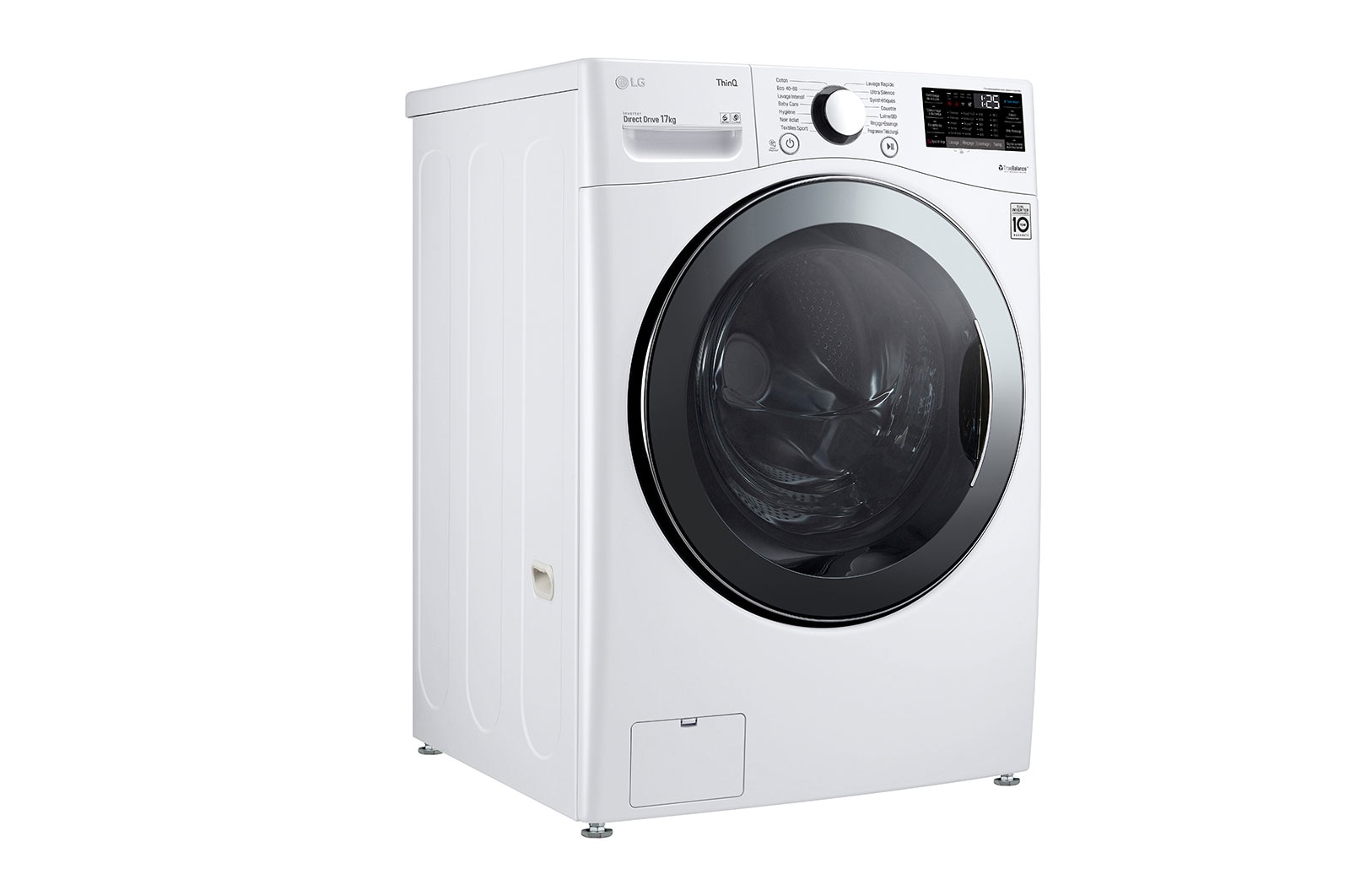 LG Lave-linge 17 kg | TurboWash™ | Wi-Fi | 6 Motion Direct Drive™ | E | Smart Diagnosis™ | Moteur Direct Drive™ garanti 10 ans, LG F71P12WH