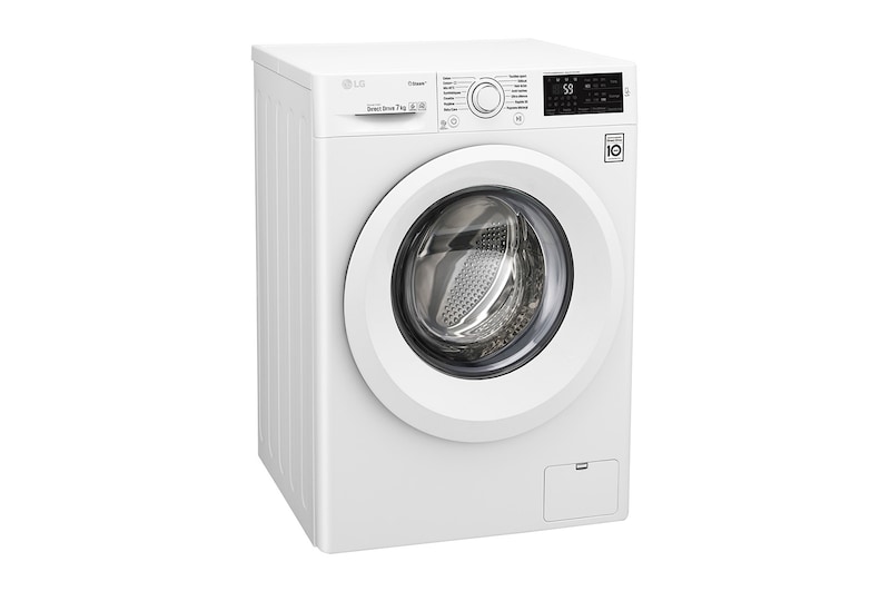 LG Lave-linge 7 KG | 6 Motion Direct Drive™ | A+++(-30%) | Smart Diagnosis™ | Moteur Direct Drive™ garanti 10 ans, LG F72J53WH