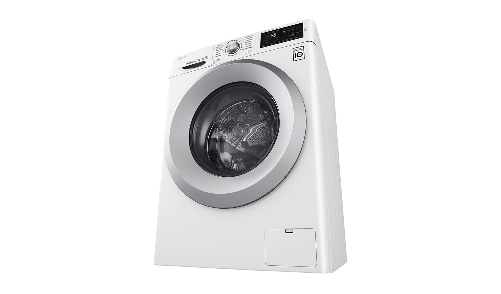 LG Lave-linge 7 KG | 6 Motion Direct Drive™ | Smart Diagnosis™ | Moteur Direct Drive™ garanti 10 ans, LG F72J54WH