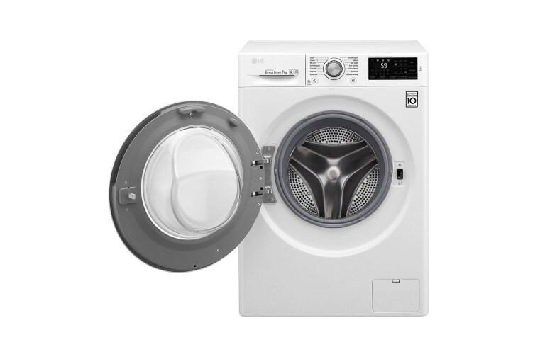 LG Lave-linge 7 KG | 6 Motion Direct Drive™ | Smart Diagnosis™ | Moteur Direct Drive™ garanti 10 ans, LG F72J54WH