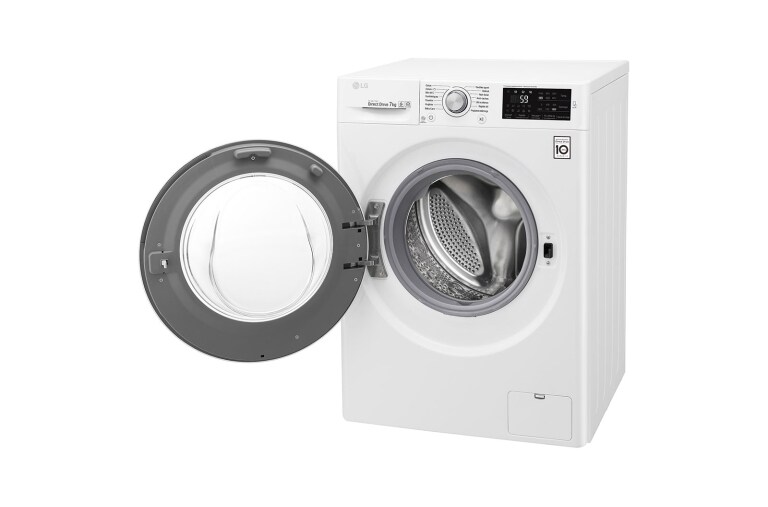 LG Lave-linge 7 KG | 6 Motion Direct Drive™ | Smart Diagnosis™ | Moteur Direct Drive™ garanti 10 ans, LG F72J54WH