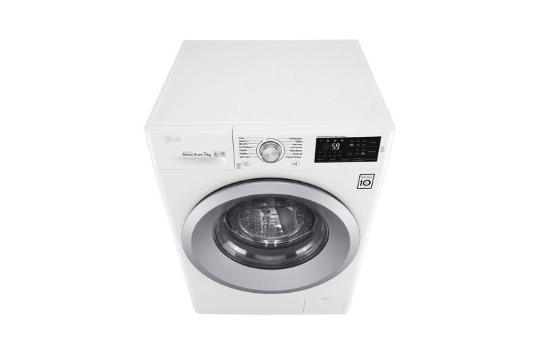 LG Lave-linge 7 KG | 6 Motion Direct Drive™ | Smart Diagnosis™ | Moteur Direct Drive™ garanti 10 ans, LG F72J54WH