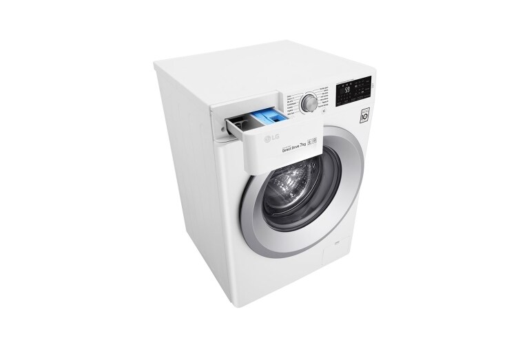 LG Lave-linge 7 KG | 6 Motion Direct Drive™ | Smart Diagnosis™ | Moteur Direct Drive™ garanti 10 ans, LG F72J54WH