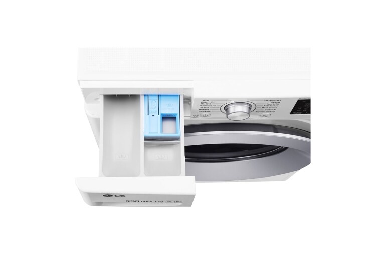 LG Lave-linge 7 KG | 6 Motion Direct Drive™ | Smart Diagnosis™ | Moteur Direct Drive™ garanti 10 ans, LG F72J54WH
