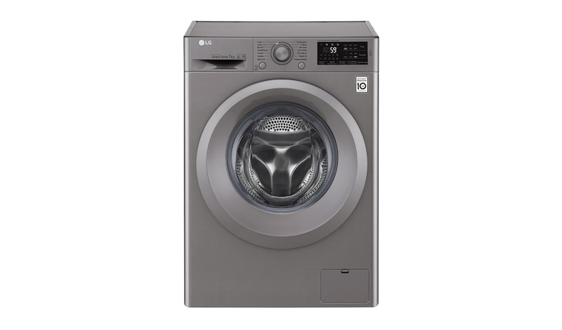 Vue avant de Lave-linge 7 KG | 6 Motion Direct Drive™ | A+++(-30%) | Smart Diagnosis™ | Moteur Direct Drive™ garanti 10 ans LG F72J57ST