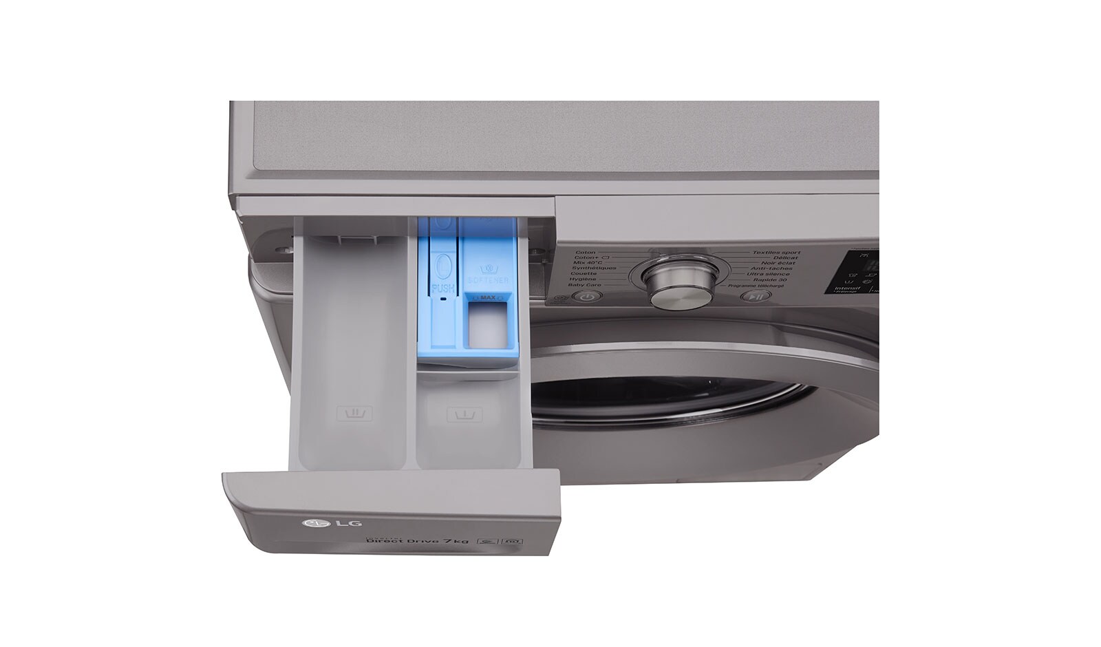 LG Lave-linge 7 KG | 6 Motion Direct Drive™ | A+++(-30%) | Smart Diagnosis™ | Moteur Direct Drive™ garanti 10 ans, LG F72J57ST