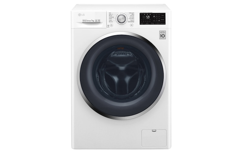LG Lave-linge 7 KG | Slim 45 cm de profondeur | 6 Motion Direct Drive™ | A+++(-20%) | Smart Diagnosis™, LG F72SJ62WH