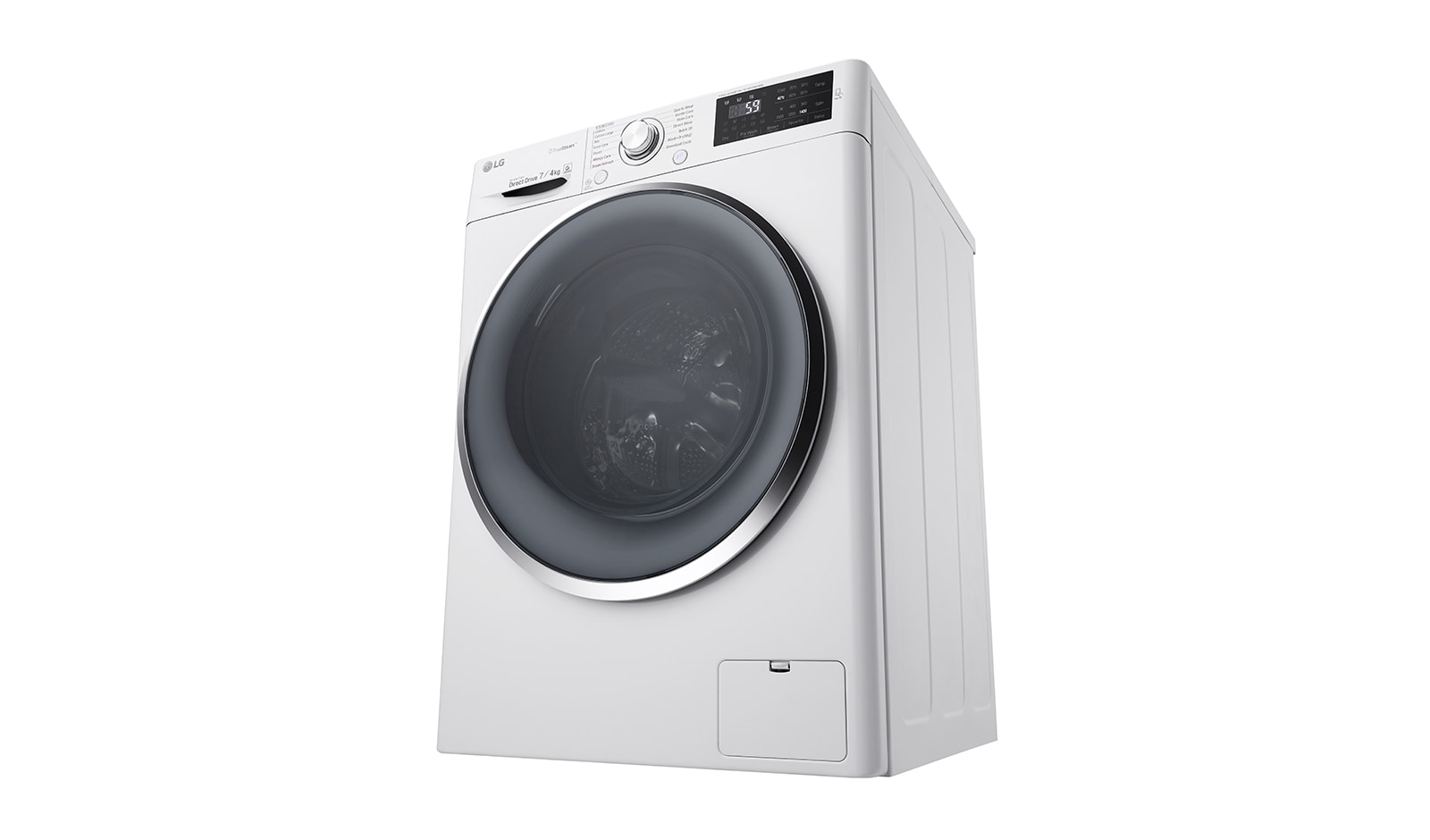 LG Lavante-séchante 7/4KG | 6 Motion™ Direct Drive | Hublot argenté | Smart NFC Tag On, LG F742212WR
