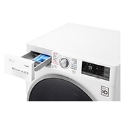 LG Lavante-séchante 7/4 KG | Steam™ | 6 Motion Direct Drive™ | Wi-Fi | Slim 44 cm | Smart Diagnosis™ | Moteur Direct Drive™ garanti 10 ans, LG F742J71WRS