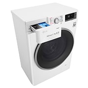LG Lavante-séchante 7/4 KG | Steam™ | 6 Motion Direct Drive™ | Wi-Fi | Slim 44 cm | Smart Diagnosis™ | Moteur Direct Drive™ garanti 10 ans, LG F742J71WRS