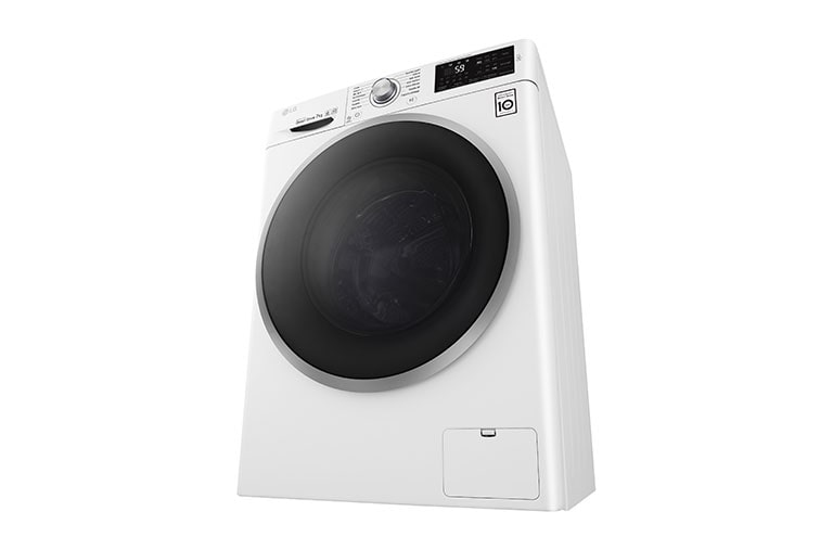 LG Lave-linge 7 KG | 6 Motion Direct Drive™ | A+++(-30%) | Smart Diagnosis™ | Moteur Direct Drive™ garanti 10 ans, LG F74C41WH