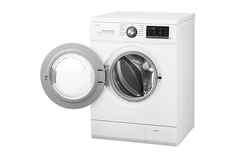 LG Lave-Linge 7KG |1400 tours | 6 Motion Direct Drive™ | Smart Diagnosis™ | Moteur Direct Drive ™ – Garanti 10 ans, LG F74G62WH