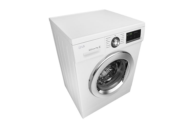 LG Lave-Linge 7KG |1400 tours | 6 Motion Direct Drive™ | Smart Diagnosis™ | Moteur Direct Drive ™ – Garanti 10 ans, LG F74G62WH