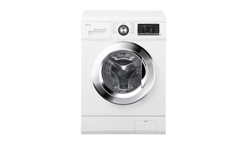 LG Lave-Linge 7KG |1400 tours | 6 Motion Direct Drive™ | Smart Diagnosis™ | Moteur Direct Drive ™ – Garanti 10 ans, LG F74G62WH