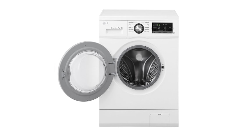 LG Lave-Linge 7KG |1400 tours | 6 Motion Direct Drive™ | Smart Diagnosis™ | Moteur Direct Drive ™ – Garanti 10 ans, LG F74G62WH
