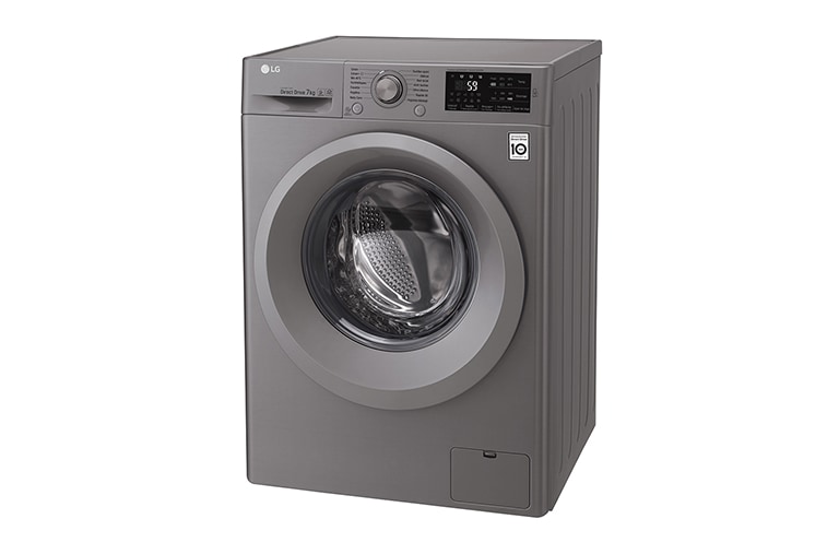 LG Lave-linge 7 KG | 6 Motion Direct Drive™ | A+++(-30%) | Smart Diagnosis™ | Moteur Direct Drive™ garanti 10 ans, LG F74J57ST