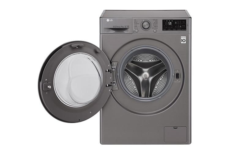 LG Lave-linge 7 KG | 6 Motion Direct Drive™ | A+++(-30%) | Smart Diagnosis™ | Moteur Direct Drive™ garanti 10 ans, LG F74J57ST