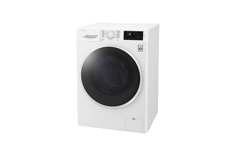 LG Lave-linge 7 KG | 6 Motion Direct Drive™ | A+++(-30%) | Smart Diagnosis™ | Moteur Direct Drive™ garanti 10 ans, LG F74J60WHW