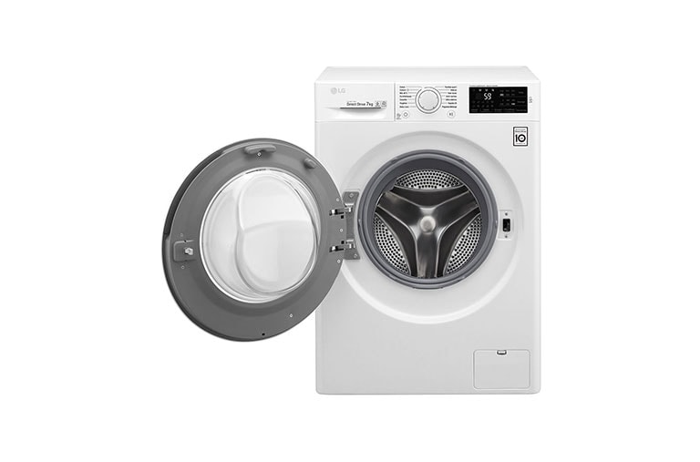 LG Lave-linge 7 KG | 6 Motion Direct Drive™ | A+++(-30%) | Smart Diagnosis™ | Moteur Direct Drive™ garanti 10 ans, LG F74J60WHW