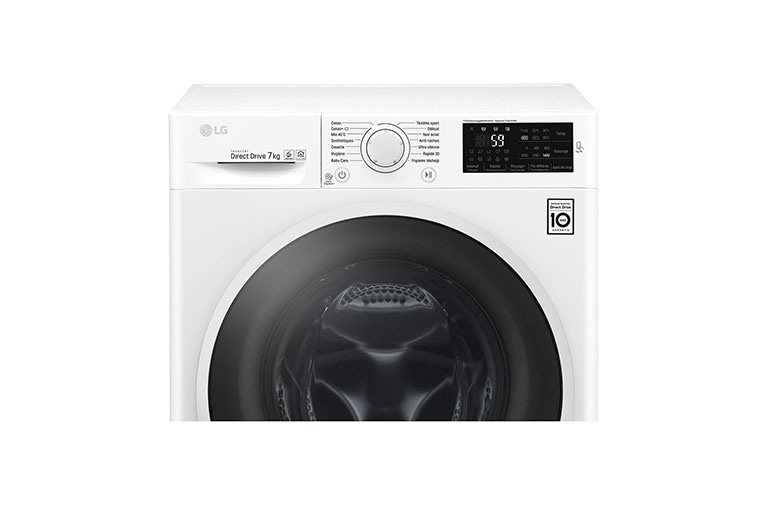 LG Lave-linge 7 KG | 6 Motion Direct Drive™ | A+++(-30%) | Smart Diagnosis™ | Moteur Direct Drive™ garanti 10 ans, LG F74J60WHW