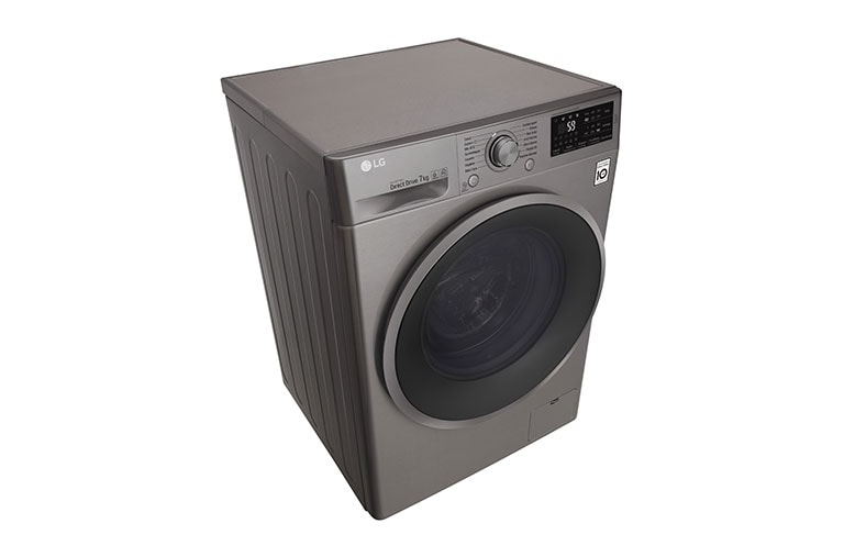 LG Lave-linge 7 KG | 6 Motion Direct Drive™ | A+++(-30%) | Smart Diagnosis™ | Moteur Direct Drive™ garanti 10 ans, LG F74J68ST