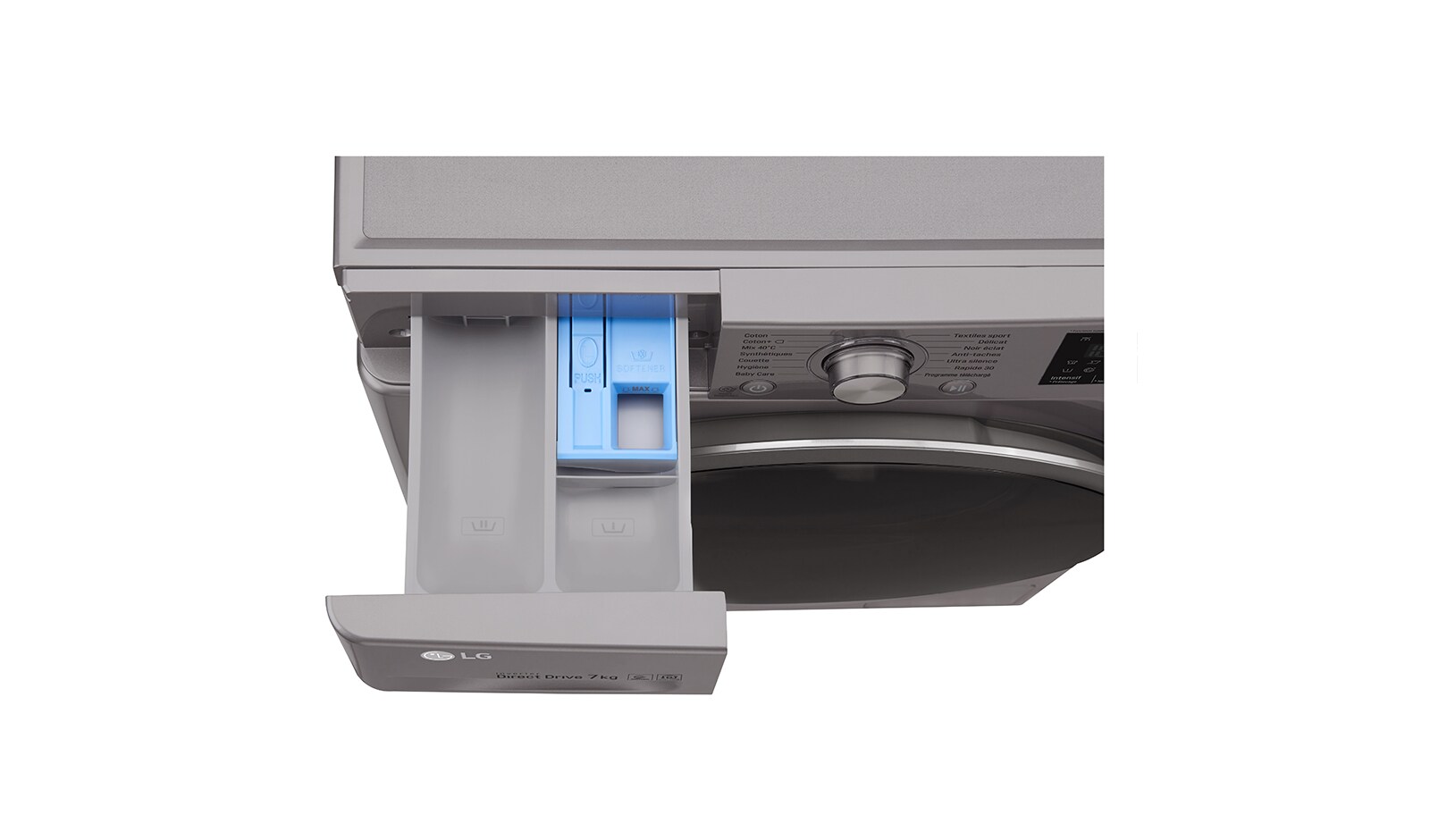 LG Lave-linge 7 KG | 6 Motion Direct Drive™ | A+++(-30%) | Smart Diagnosis™ | Moteur Direct Drive™ garanti 10 ans, LG F74J68ST
