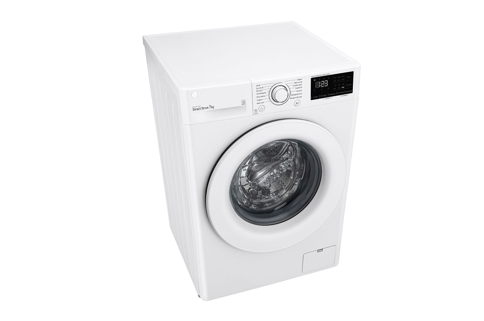 LG Lave-linge 7 KG - 59L | AI Direct Drive™ | Moteur Direct Drive™ garanti 10 ans |  6 Motion™ | 74/55dB | D, LG F74N23WH