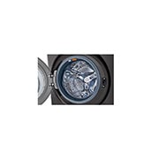 LG WashTower – Lave-linge 17kg / Sèche-linge 16kg | AI Direct Drive™ | Moteur Direct Drive™ garanti 10 ans  , LG F761TOWERB