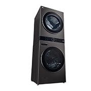 LG WashTower – Lave-linge 17kg / Sèche-linge 16kg | AI Direct Drive™ | Moteur Direct Drive™ garanti 10 ans  , LG F761TOWERB