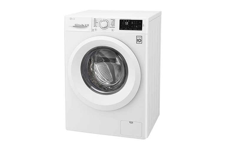LG Lave-Linge 8KG | 6 Motion Direct Drive™ | A+++-30% | Smart Diagnosis™ | Moteur Direct Drive™ – Garanti 10 ans , LG F82J53WH