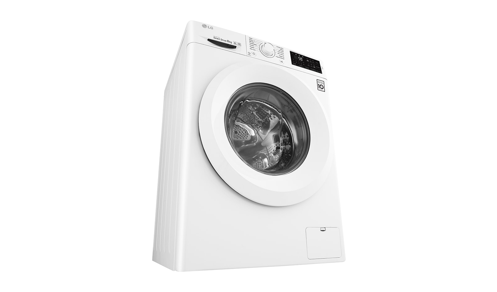 LG Lave-Linge 8KG | 6 Motion Direct Drive™ | A+++-30% | Smart Diagnosis™ | Moteur Direct Drive™ – Garanti 10 ans , LG F82J53WH