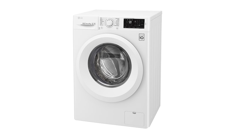 LG Lave-Linge 8KG | 6 Motion Direct Drive™ | A+++-30% | Smart Diagnosis™ | Moteur Direct Drive™ – Garanti 10 ans , LG F82J53WH