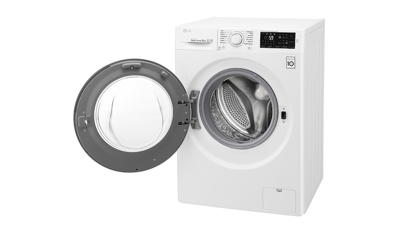 LG Lave-Linge 8KG | 6 Motion Direct Drive™ | A+++-30% | Smart Diagnosis™ | Moteur Direct Drive™ – Garanti 10 ans , LG F82J53WH