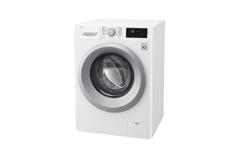 LG Lave-linge 8 KG | 6 Motion Direct Drive™ | A+++(-30%) | Smart Diagnosis™ | Moteur Direct Drive™ garanti 10 ans, LG F82J54WH