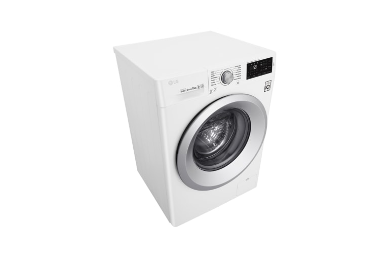 LG Lave-linge 8 KG | 6 Motion Direct Drive™ | A+++(-30%) | Smart Diagnosis™ | Moteur Direct Drive™ garanti 10 ans, LG F82J54WH