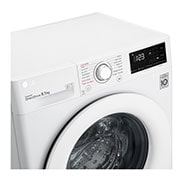 LG Lave-linge Slim 8,5kg - 58L | AI Direct Drive™ I Moteur Direct Drive™ garanti 10 ans, LG F82SV33WHS