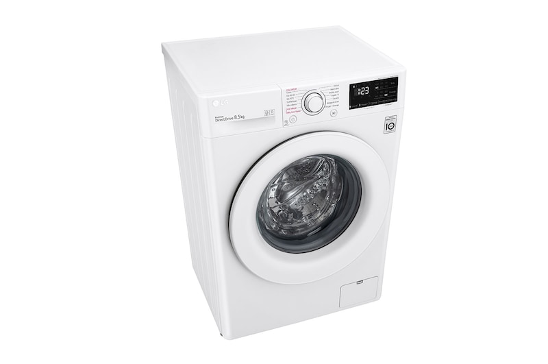 LG Lave-linge Slim 8,5kg - 58L | AI Direct Drive™ I Moteur Direct Drive™ garanti 10 ans, LG F82SV33WHS