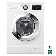 Vue avant de Lave-Linge 8KG |1400 tours | 6 Motion Direct Drive™ | A&#43;&#43;&#43;-30% | Smart Diagnosis™ | Moteur Direct Drive™ – Garanti 10 ans  LG F84G62WH