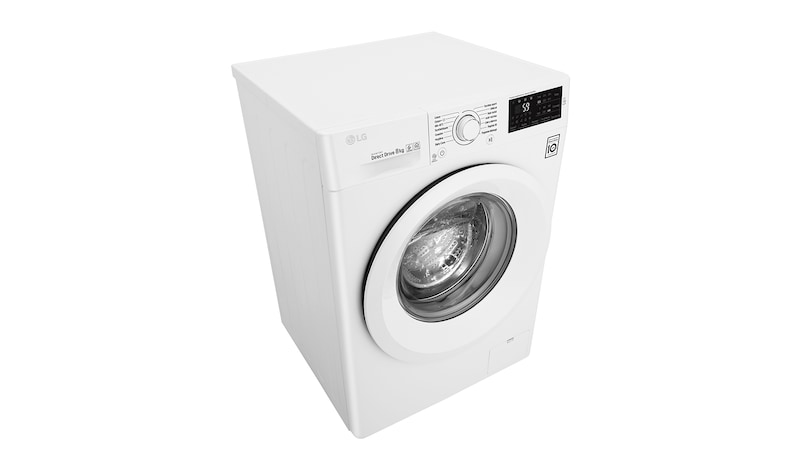 LG Lave-linge 8 KG | 6 Motion Direct Drive™ | A+++(-30%) | Smart Diagnosis™ | Moteur Direct Drive™ garanti 10 ans, LG F84J53WH