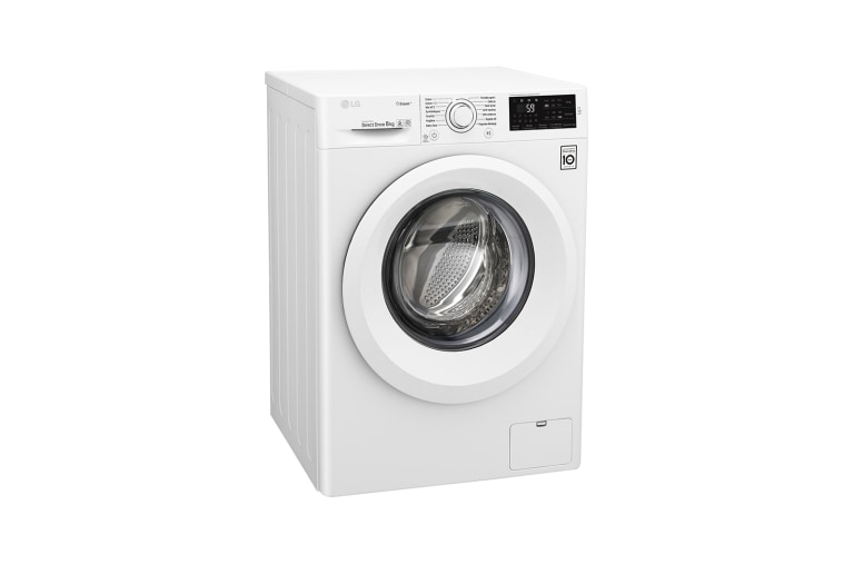 LG Lave-linge 8 KG | 6 Motion Direct Drive™ | A+++(-30%) | Smart Diagnosis™ | Moteur Direct Drive™ garanti 10 ans, LG F84J53WH