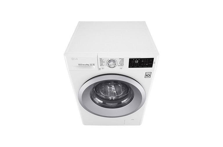 LG Lave-linge 8 KG | 6 Motion Direct Drive™ | A+++(-30%) | Smart Diagnosis™ | Moteur Direct Drive™ garanti 10 ans , LG F84J54WH