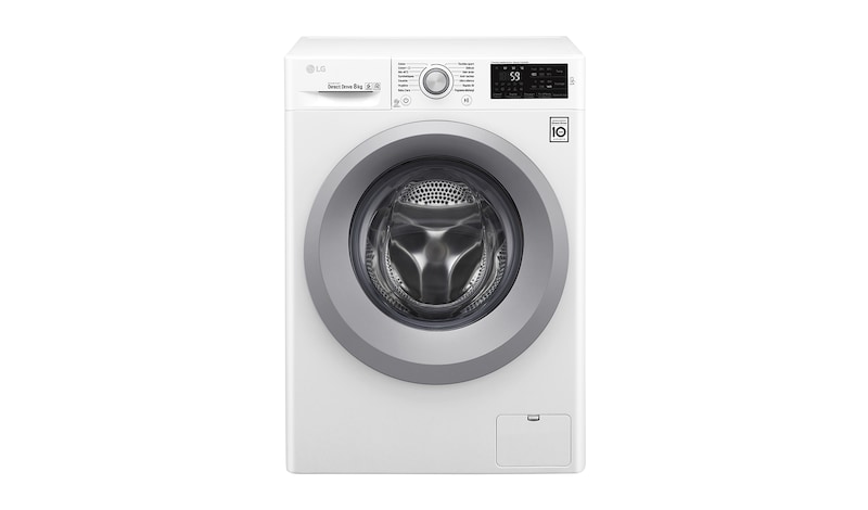 LG Lave-linge 8 KG | 6 Motion Direct Drive™ | A+++(-30%) | Smart Diagnosis™ | Moteur Direct Drive™ garanti 10 ans , LG F84J54WH