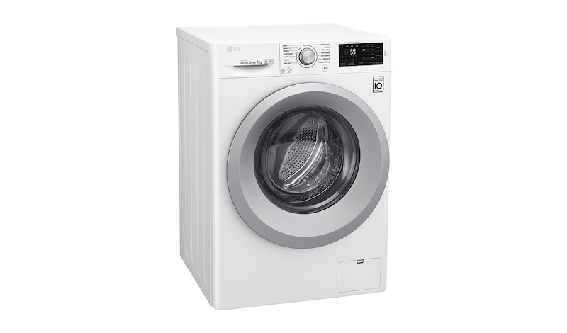 LG Lave-linge 8 KG | 6 Motion Direct Drive™ | A+++(-30%) | Smart Diagnosis™ | Moteur Direct Drive™ garanti 10 ans , LG F84J54WH