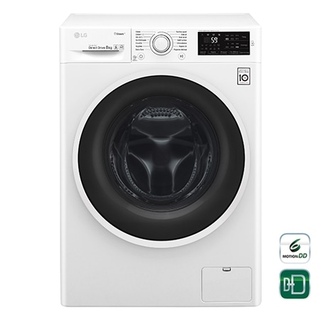 Lave linge 8 KG 6 Motion Direct Drive A 30 Smart Diagnosis Moteur Direct Drive garanti 10 ans LG F84J60WH LG FR