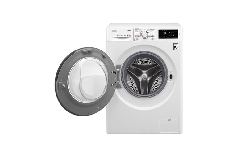 LG Lave-linge 8 KG | Steam™ | 6 Motion Direct Drive™ | A+++(-30%) | Smart Diagnosis™ | Moteur Direct Drive™ garanti 10 ans, LG F84J60WHS