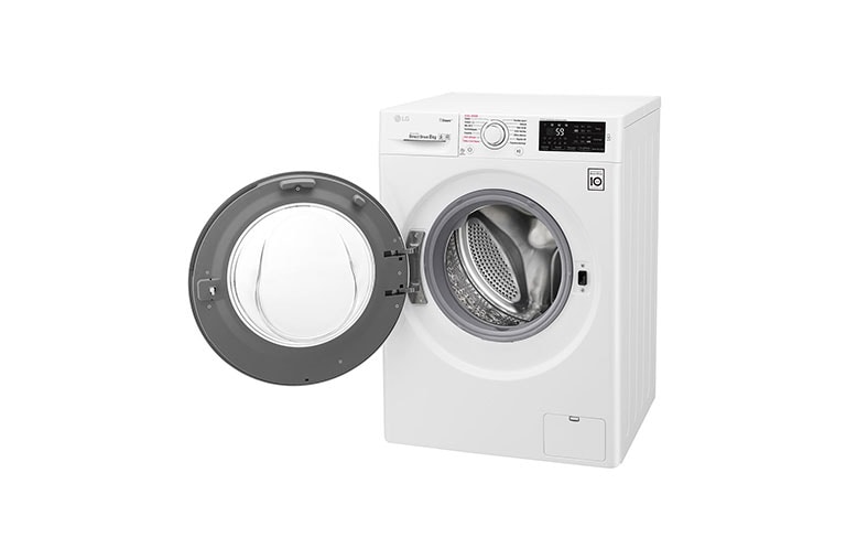 LG Lave-linge 8 KG | Steam™ | 6 Motion Direct Drive™ | A+++(-30%) | Smart Diagnosis™ | Moteur Direct Drive™ garanti 10 ans, LG F84J60WHS