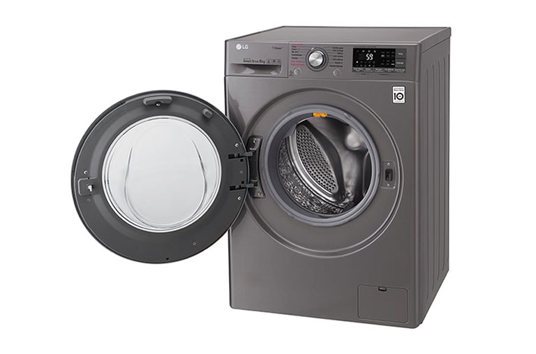 LG Lave-linge 8 KG | Steam™ | 6 Motion Direct Drive™ | A+++(-40%) | Wi-Fi | Smart Diagnosis™ | Moteur Direct Drive™ garanti 10 ans, LG F84J72STS